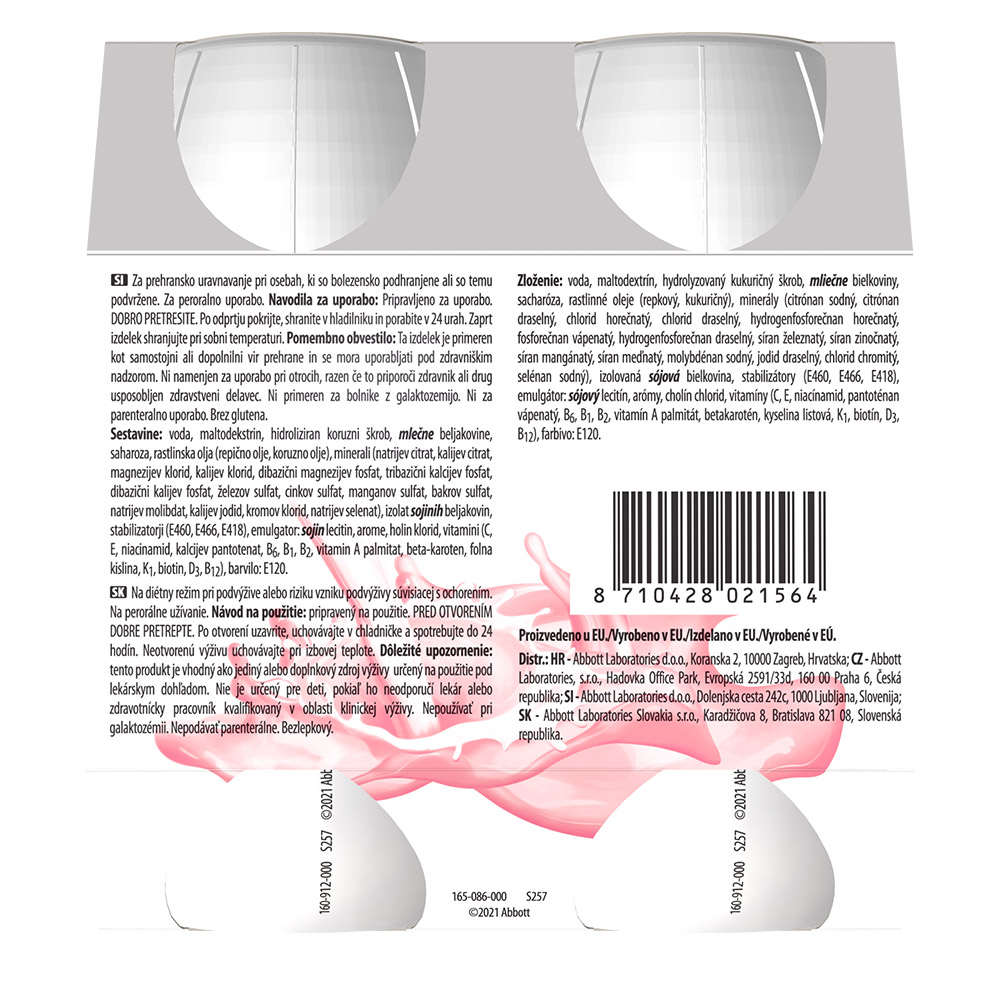  Ensure Plus, jagoda (4 x 220 ml)