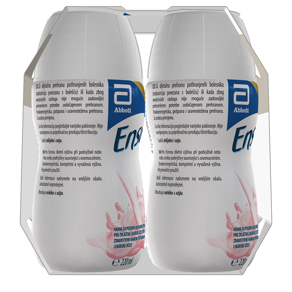  Ensure Plus, jagoda (4 x 220 ml)