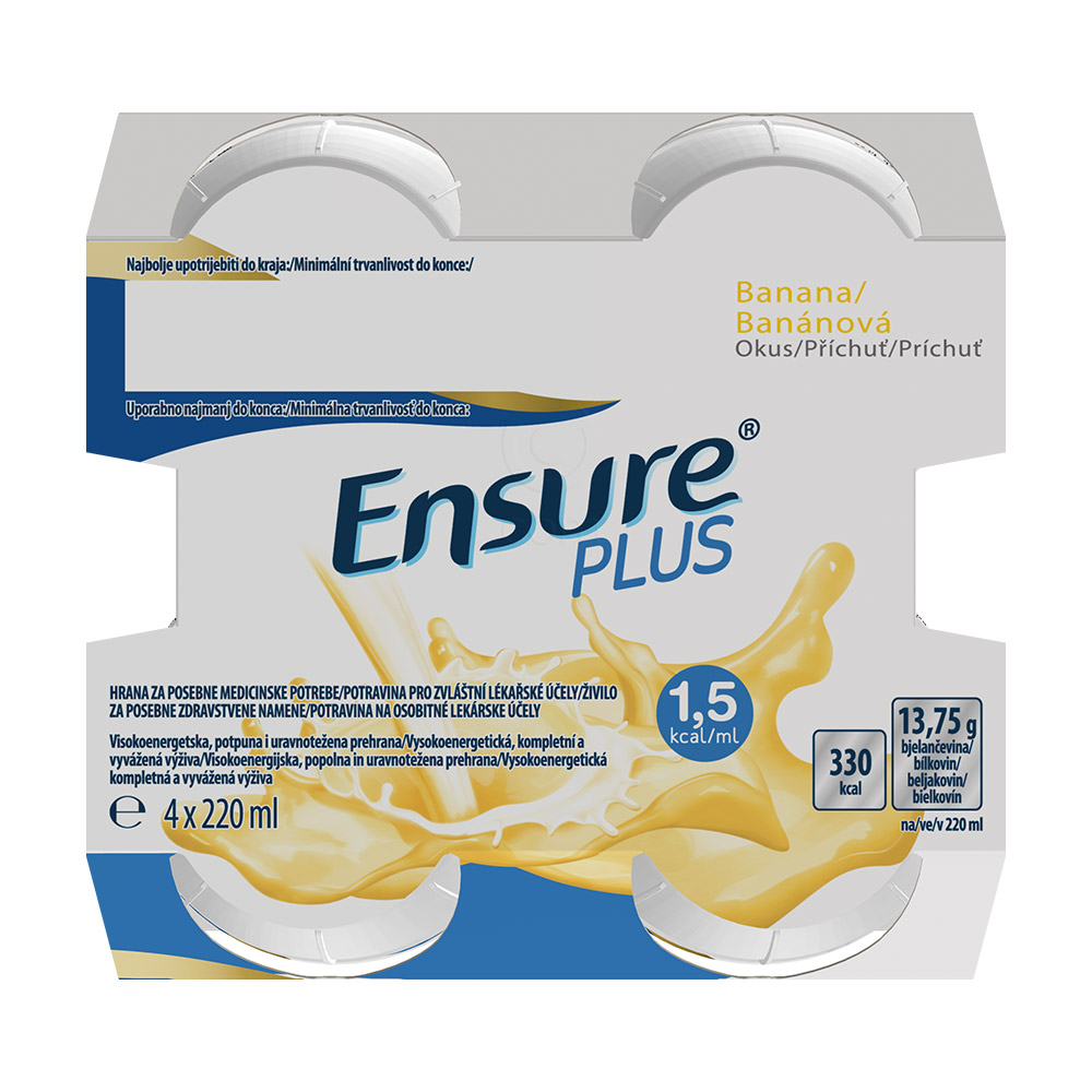 Ensure Plus, banana (4 x 220 ml)