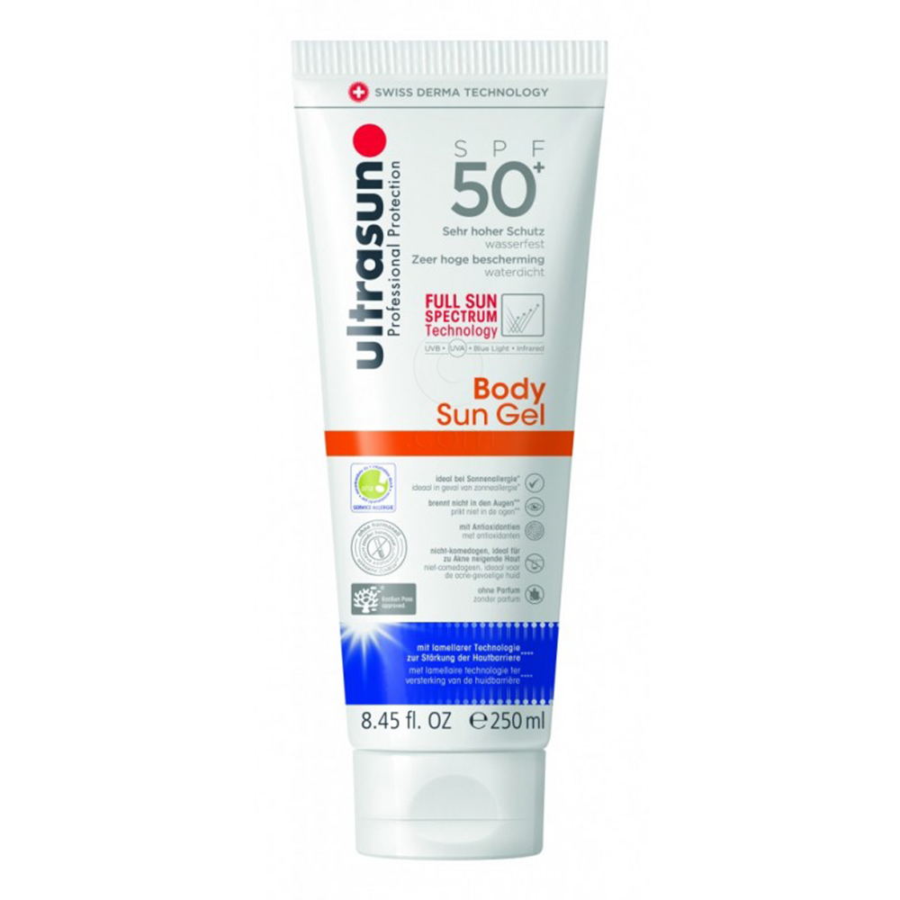 Ultrasun Body Sun Gel, gel-krema za telo za zaščito pred soncem - ZF50+ (250 ml)