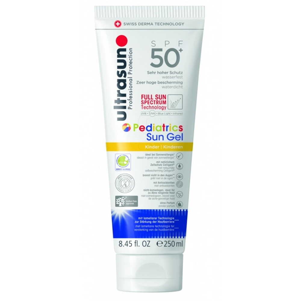 Ultrasun Pediatrics Sun Kids, gel za zaščito pred soncem za otroke -  ZF50+ (250 ml)