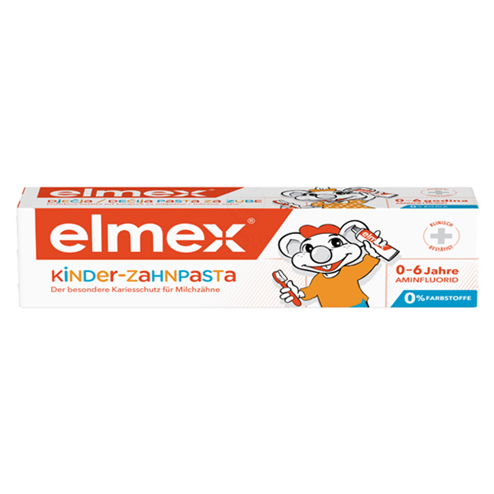 Elmex otroška zobna krema, 0-6 let (50 ml)