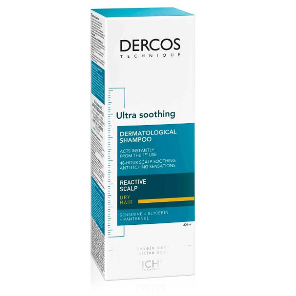 Vichy Dercos, pomirjujoč šampon za suhe lase - 200 ml