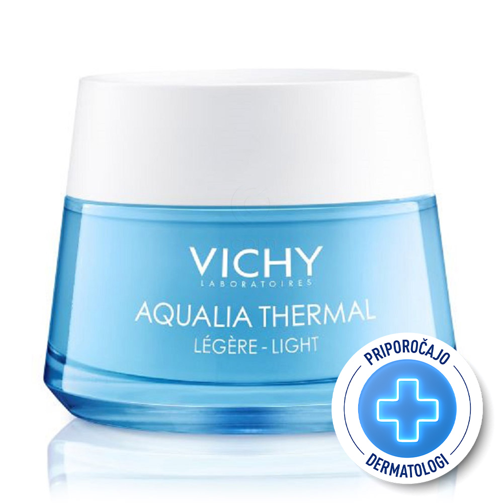 Vichy Aqualia Thermal, lahka krema za vlaženje kože obraza (50 ml)