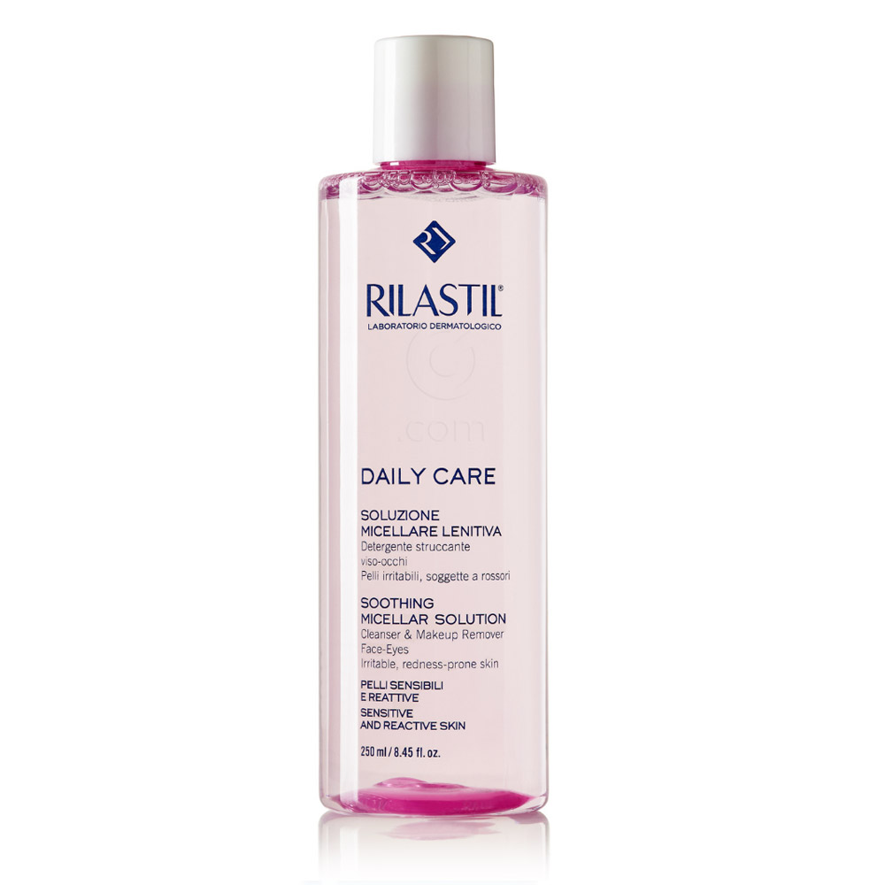 Rilastil Daily Care, pomirjujoča micelarna voda za obraz in področje okoli oči (250 ml)