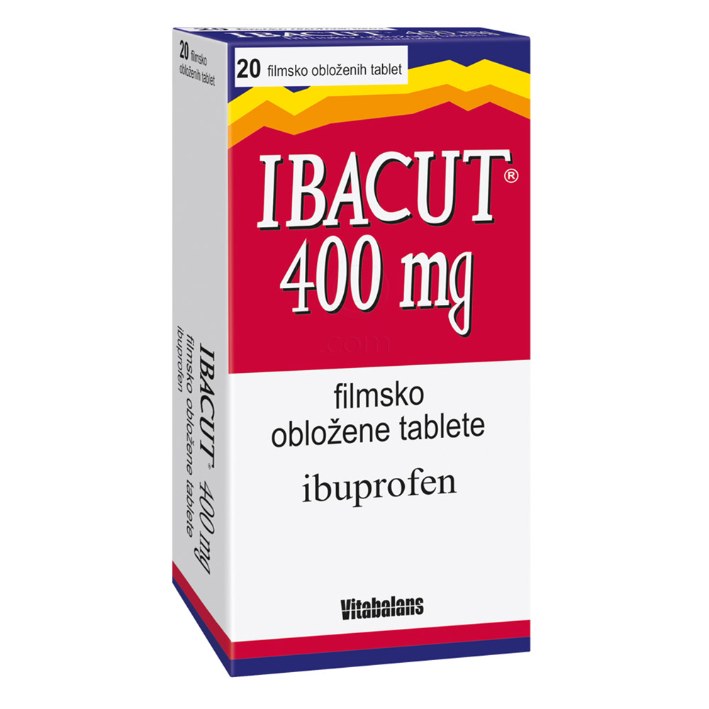 Ibacut 400 mg Vitabalans, filmsko obložene tablete (20 tablet)