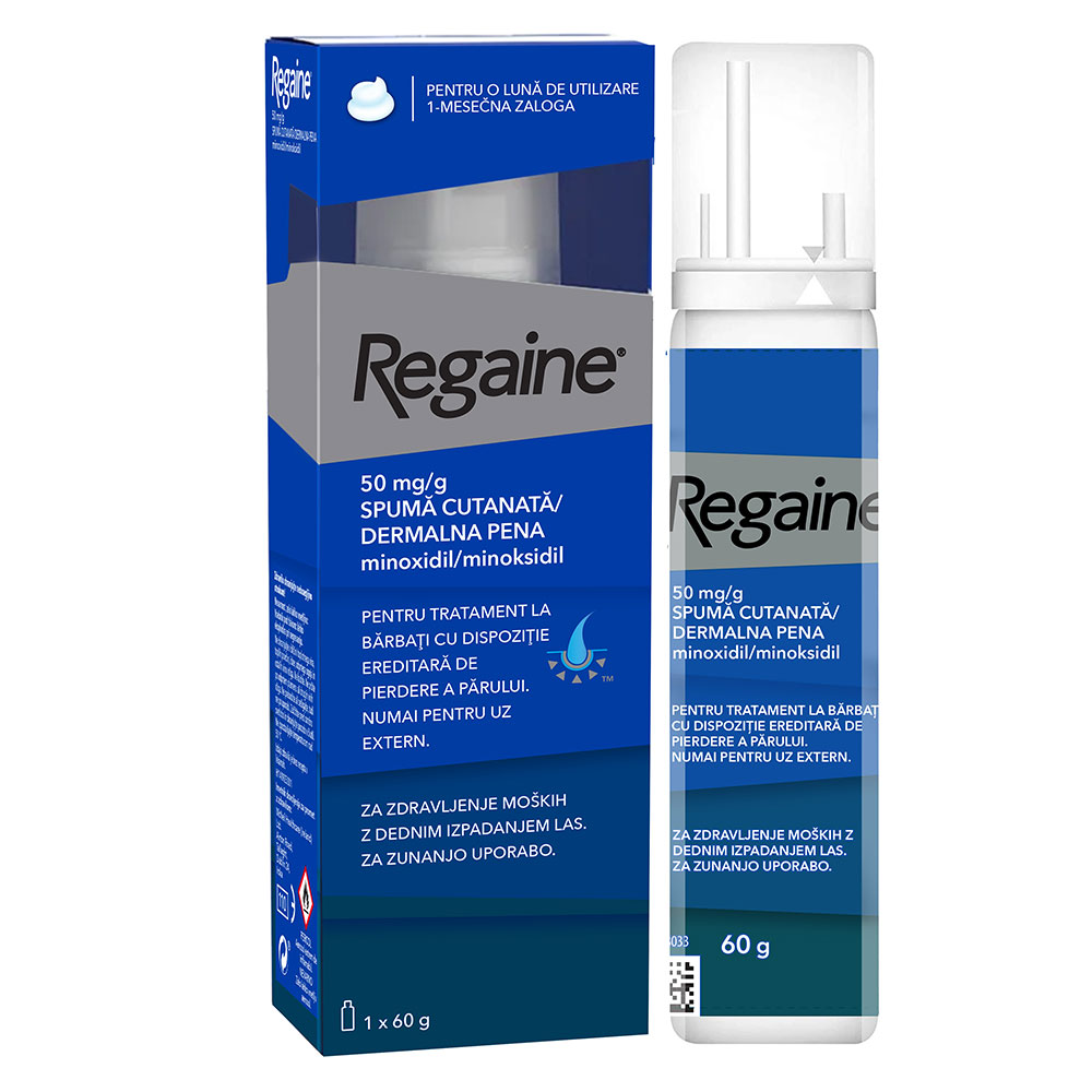 Regaine 50 mg/g, dermalna pena (60 g)
