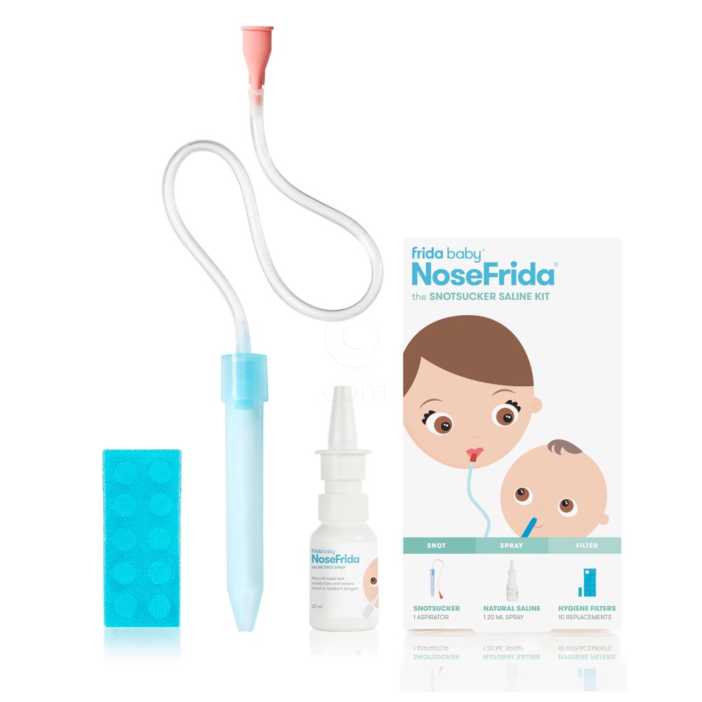 Frida Baby, komplet nosnega aspiratorja, higienskih filtrov in fiziološke raztopine (1 komplet)