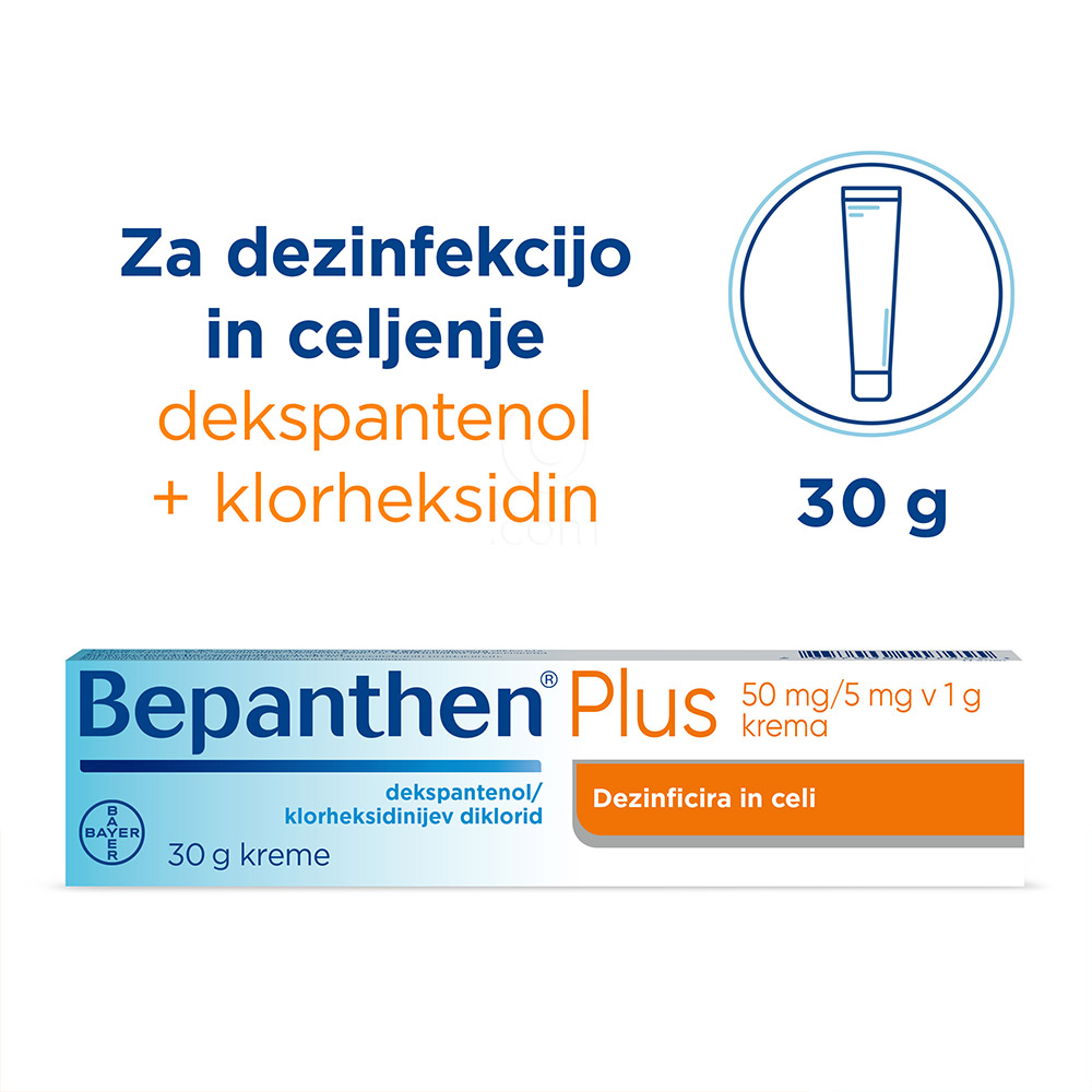 Bepanthen plus 50 mg/5 mg v 1 g, krema (30 g)