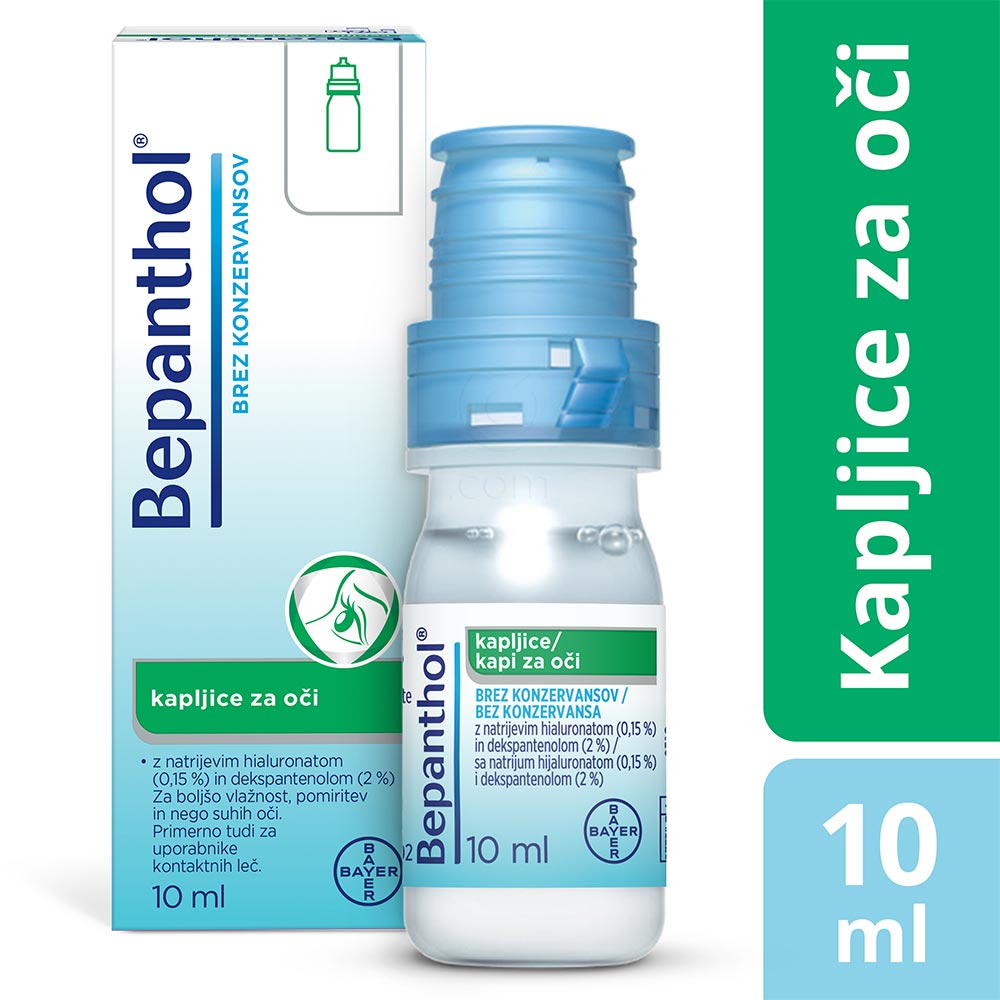 Bepanthol, kapljice za oči (10 ml)