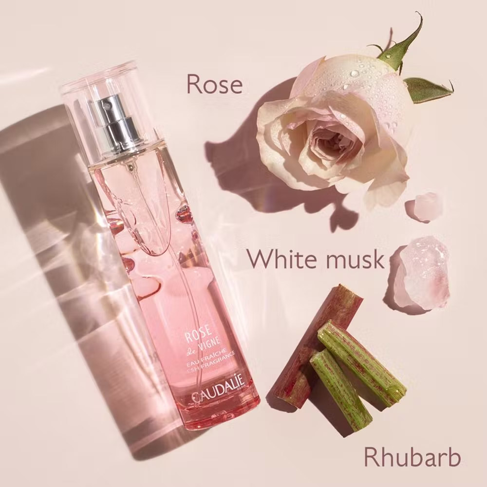 Caudalie Rose de Vigne, sveža parfumska dišava (50 ml)
