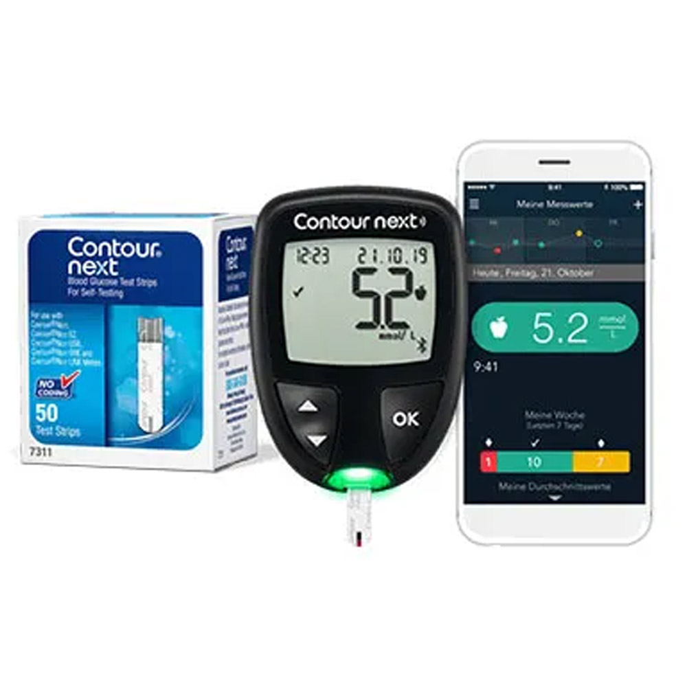 Contour Next, sistem za merjenje glukoze (1 komplet)