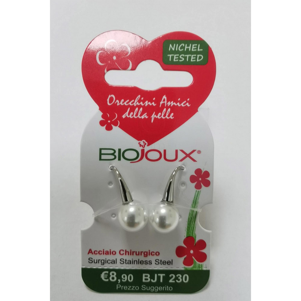 Biojoux, uhani iz kirurškega jekla - viseča Jazz Perla - BJT230 (2 uhana)