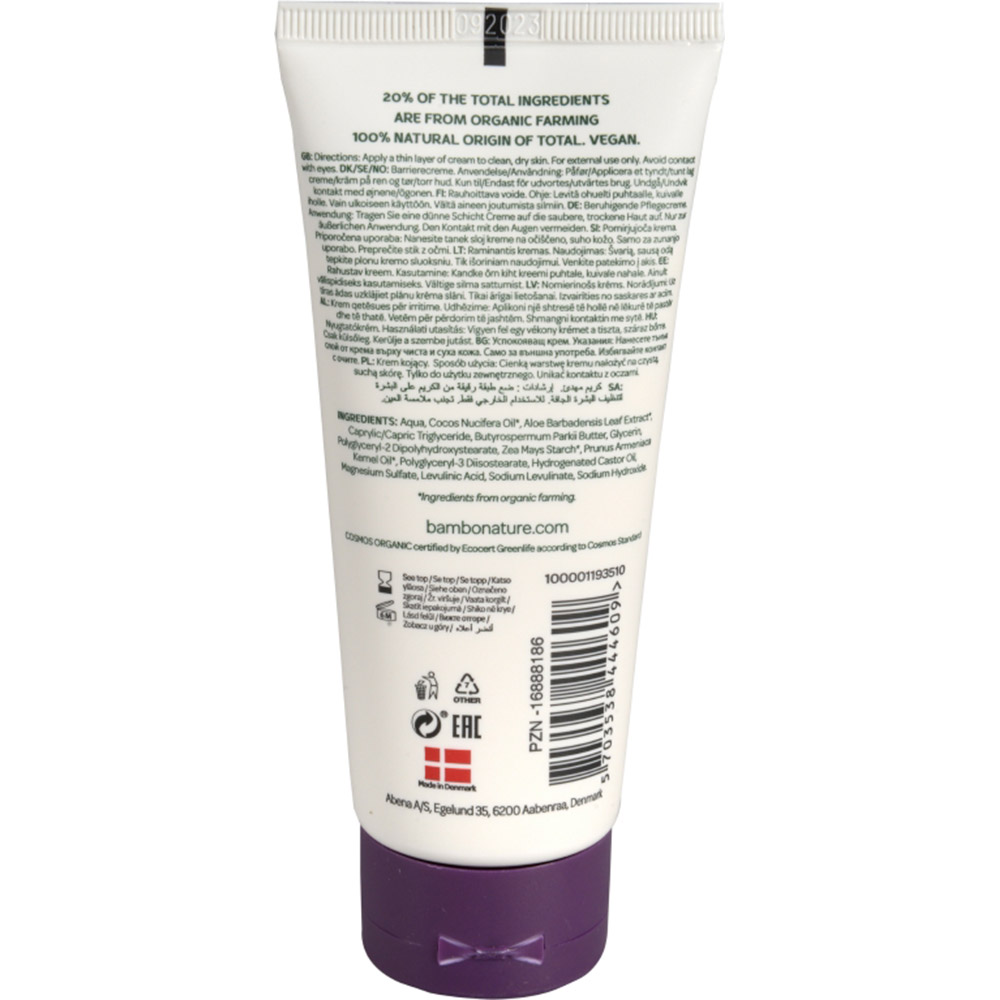 Bambo Nature, pomirjujoča krema (100 ml)