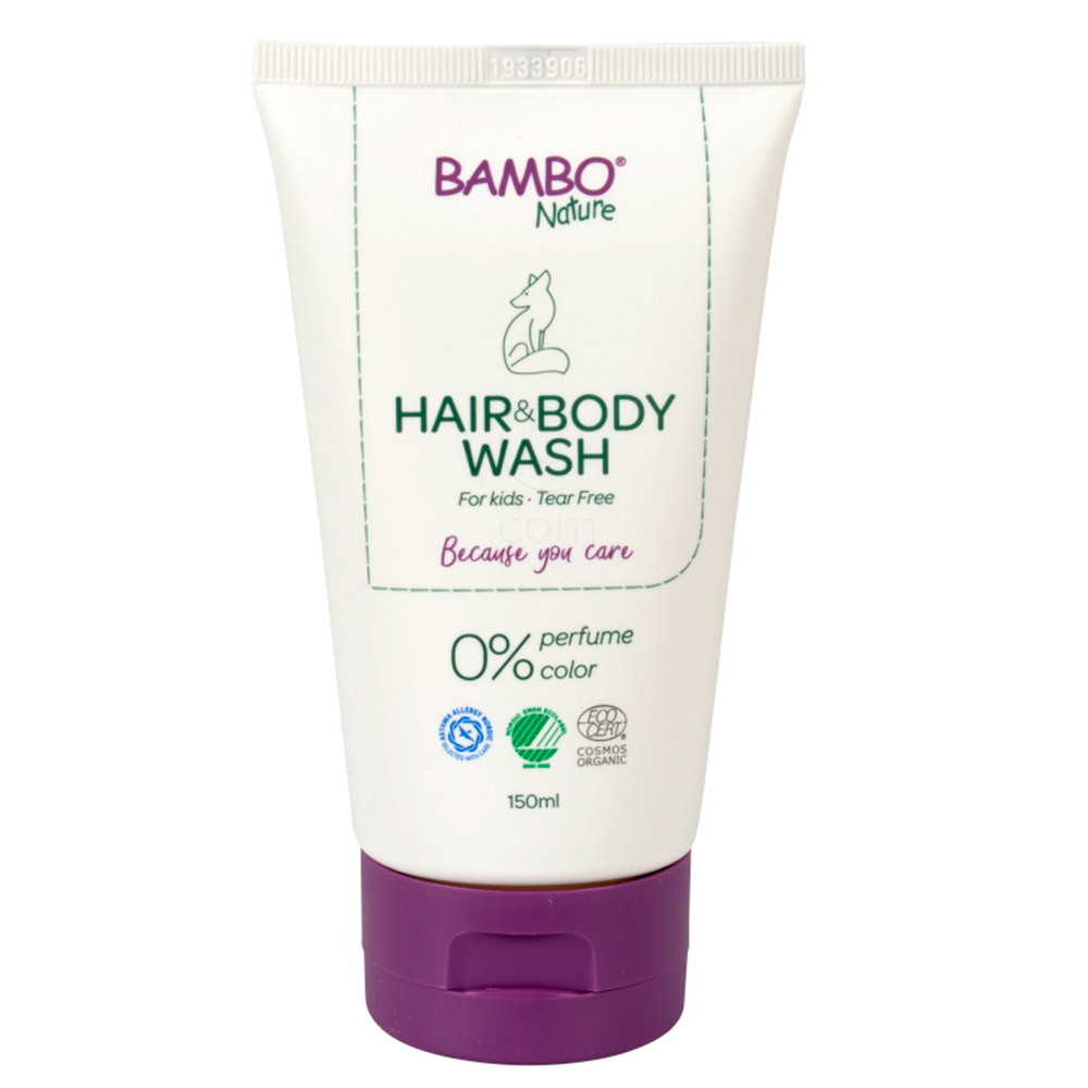 Bambo Nature, otroški gel za umivanje telesa in las (150 ml)