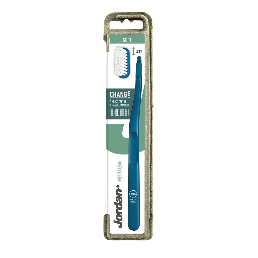 Jordan Change Green Clean Soft, zobna ščetka (1 zobna ščetka)