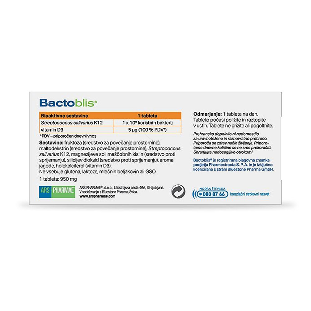 Bactoblis Ars Pharmae, tablete (30 tablet)