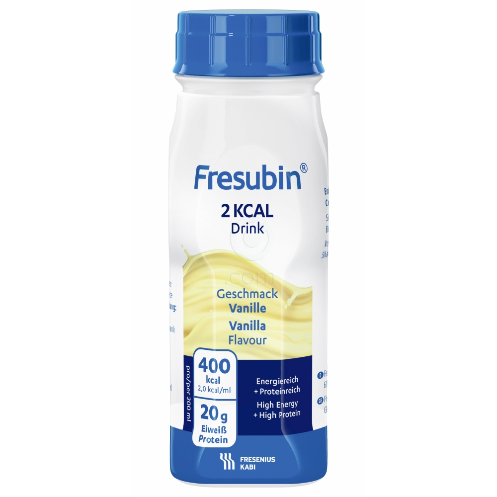 Fresubin 2 kcal Drink, napitek z okusom vanilije (4 x 200 ml)