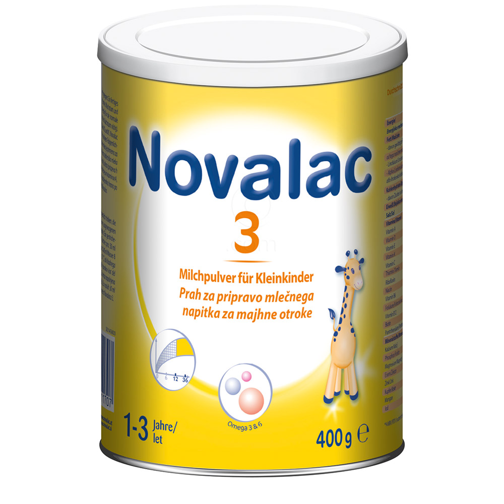 Novalac 3, mleko za otroke 1-3 let (400 g)
