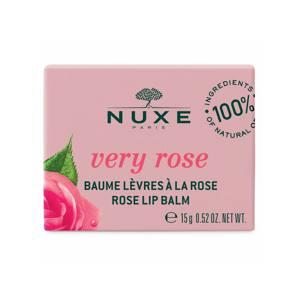 Nuxe Very Rose, rožnati balzam za ustnice (15 ml)