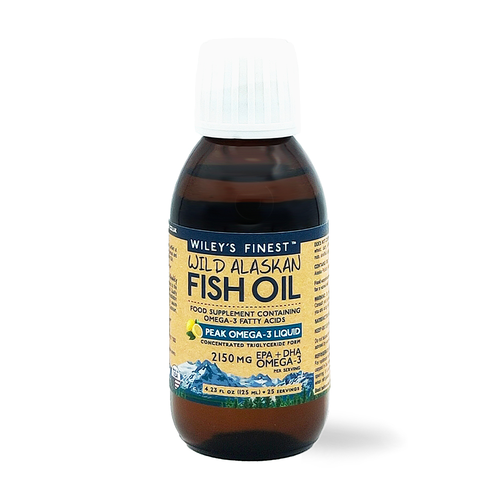 Wiley'S Finest Peak Omega 3 Wild Alaskan Fish Oil, ribje olje (125 ml)