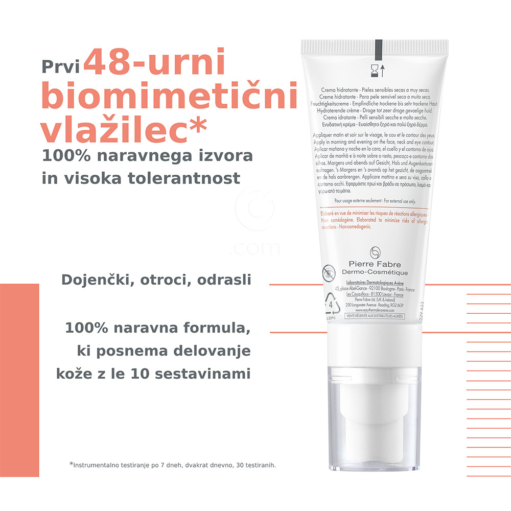 Avene Tolerance Hydra 10, vlažilna krema (40 ml)
