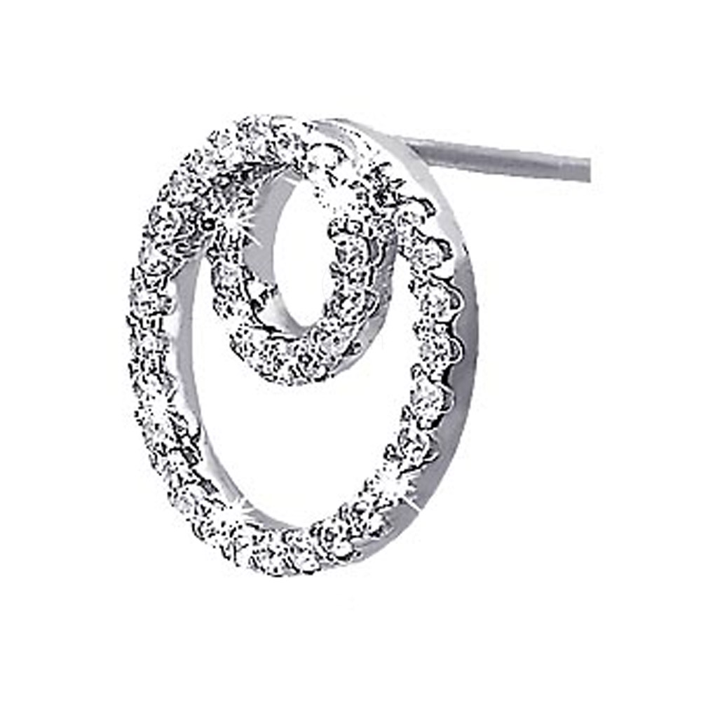 Biojoux, uhani iz kirurškega jekla - Orbita - BJT204 (2 uhana)