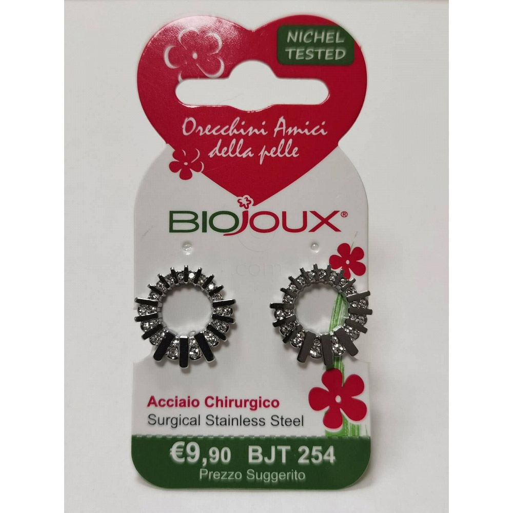 Biojoux, uhani iz kirurškega jekla - zaslepi me - BJT254 (2 uhana)