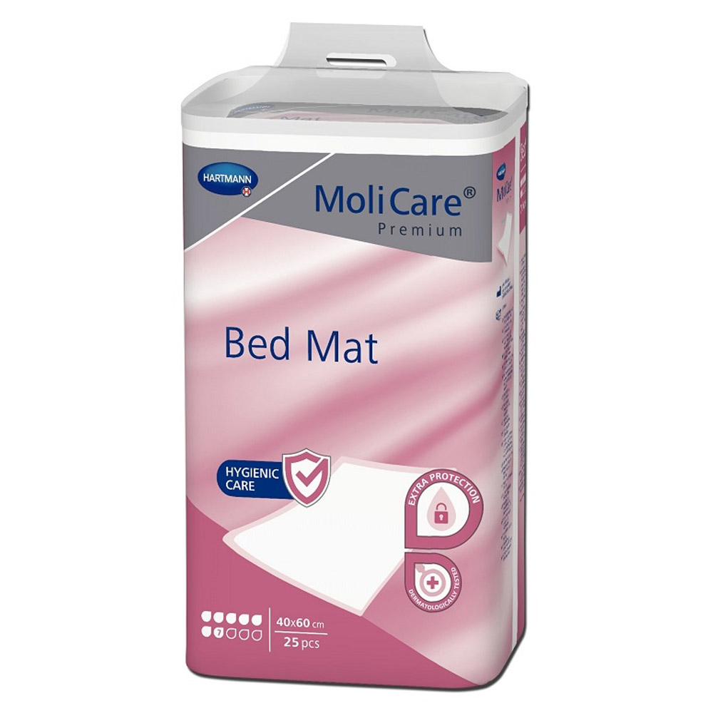 MoliCare Premium Bed Mat, vpojna posteljna podloga -  7 kapljic - 40 x 60 cm (25 podlog)