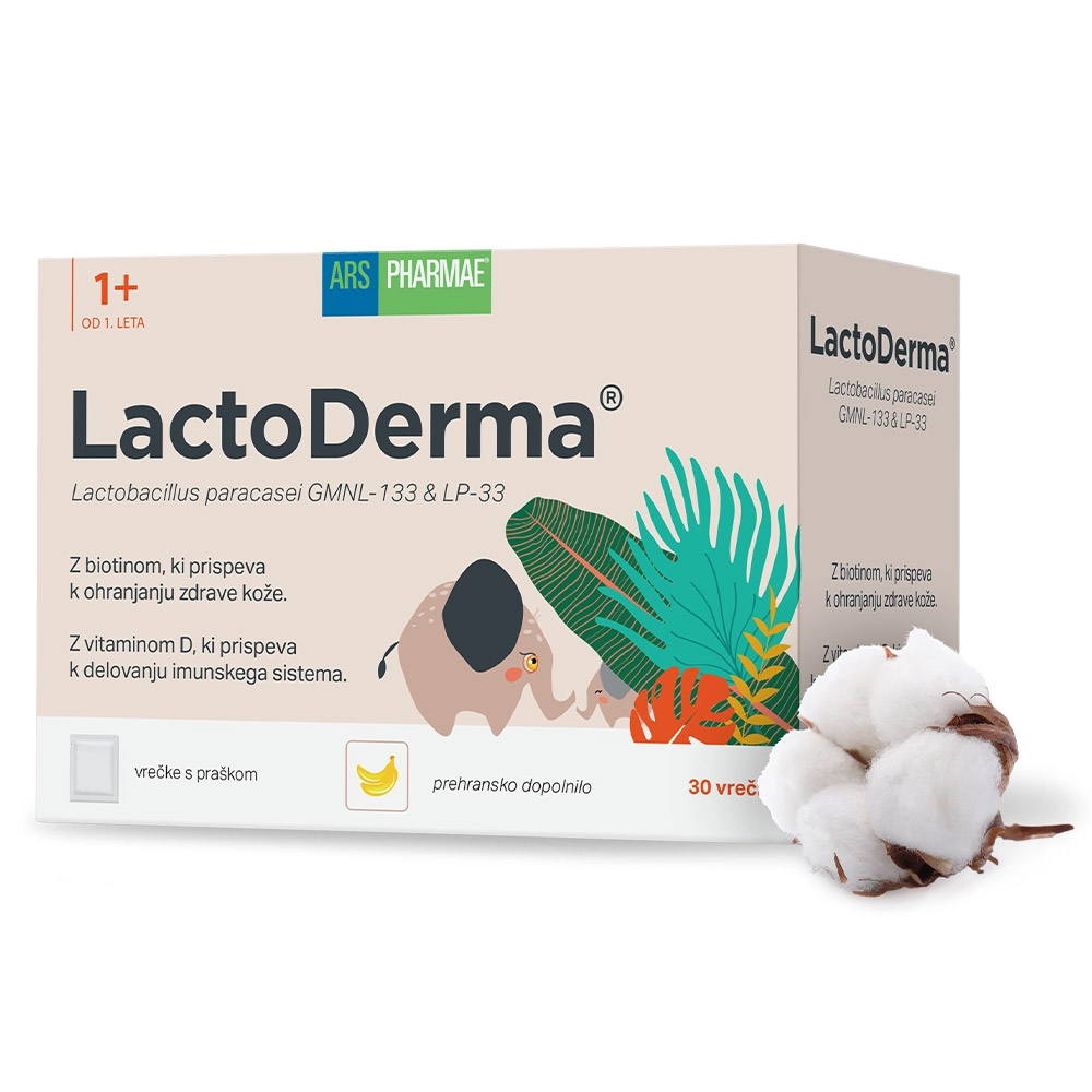 LactoDerma Ars Pharmae, prašek v vrečkah (30 vrečk)