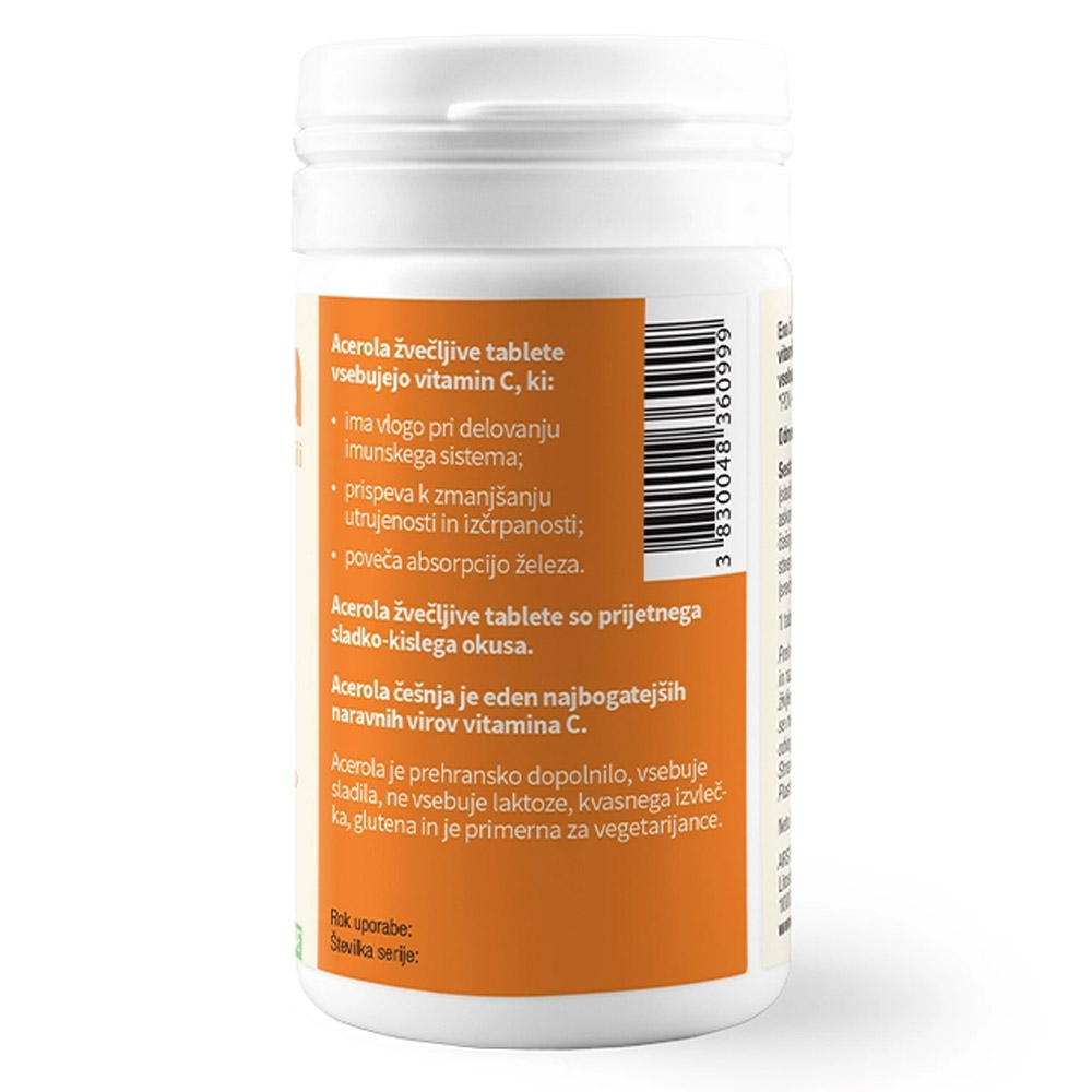 Acerola Ars Pharmae, žvečljive tablete (90 tablet)
