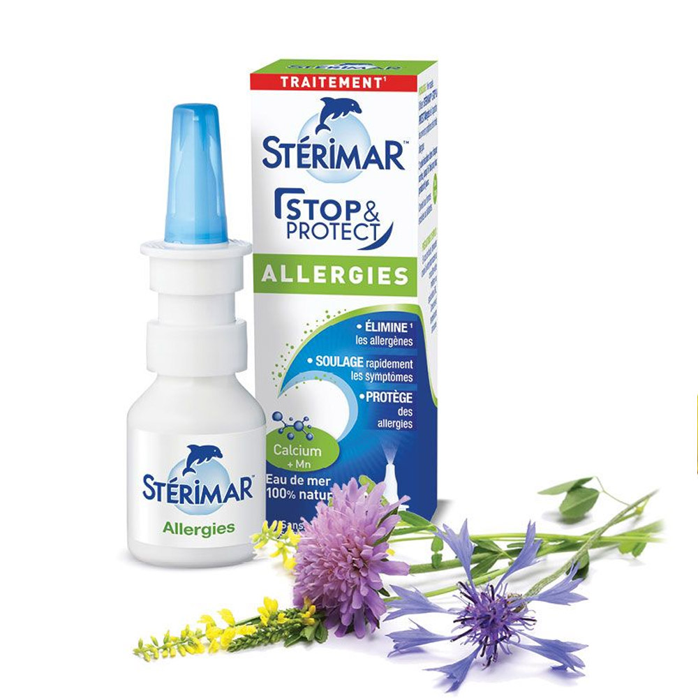 Sterimar Alergija Stop&Protect hipertonična raztopina, pršilo za nos (20 ml)