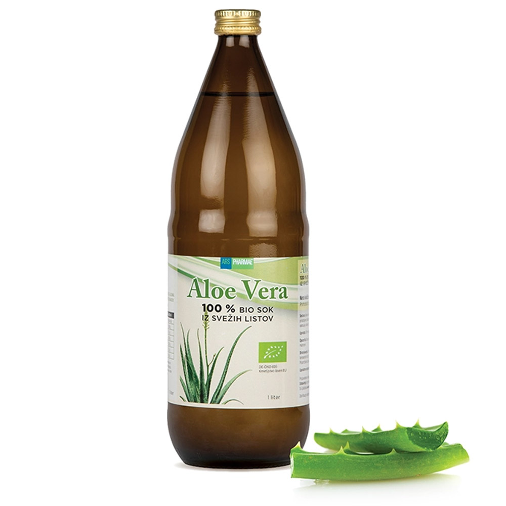 Aloe Vera Ars Pharmae, 100% Bio sok iz svežih listov (1 l)