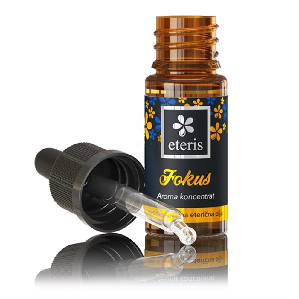 Eteris Fokus, aroma koncentrat - steklenička s kapalko (10 ml)