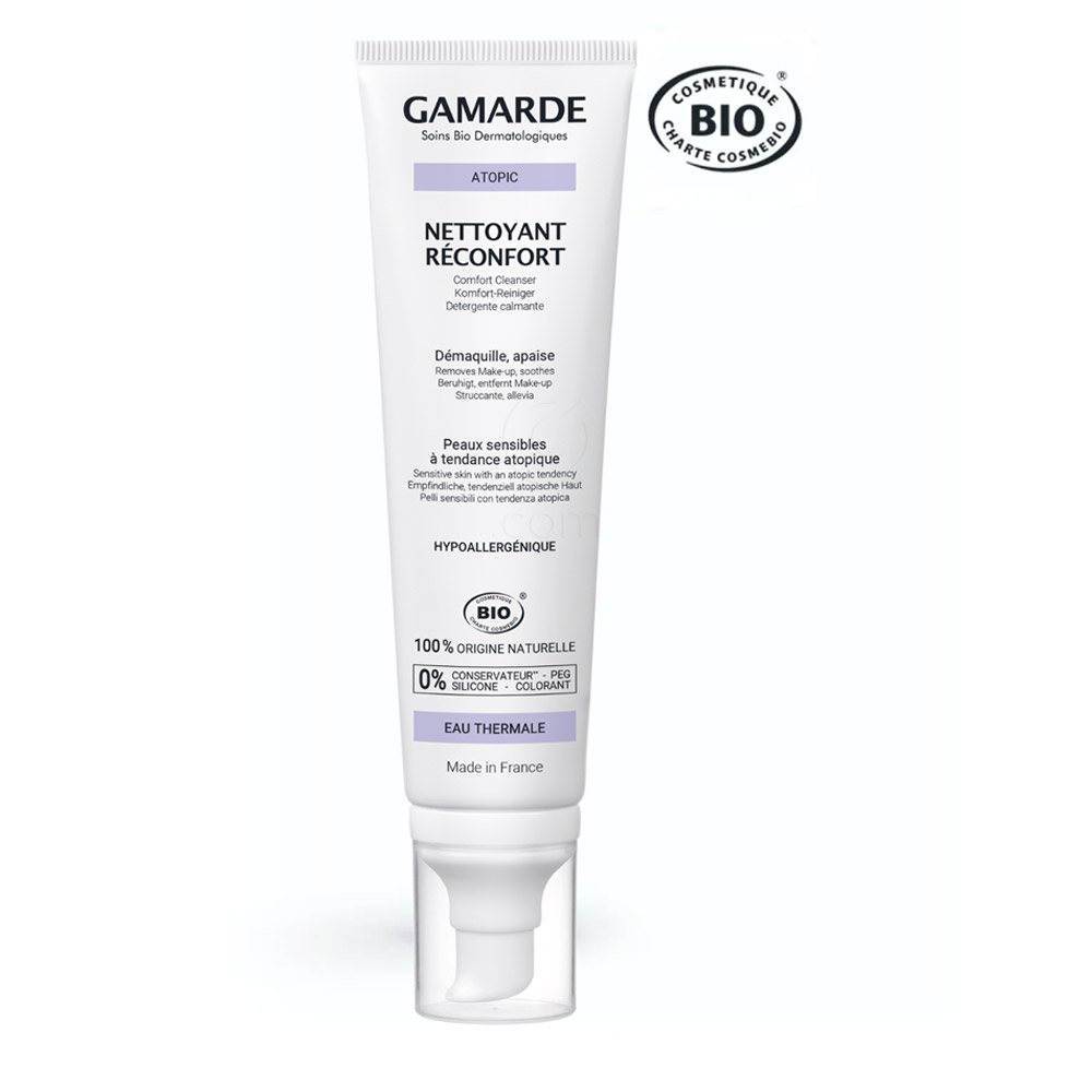 Gamarde Atopic, čistilno mleko za občutljivo kožo nagnjeno k atopijskem dermatitisu za obraz (100 ml)