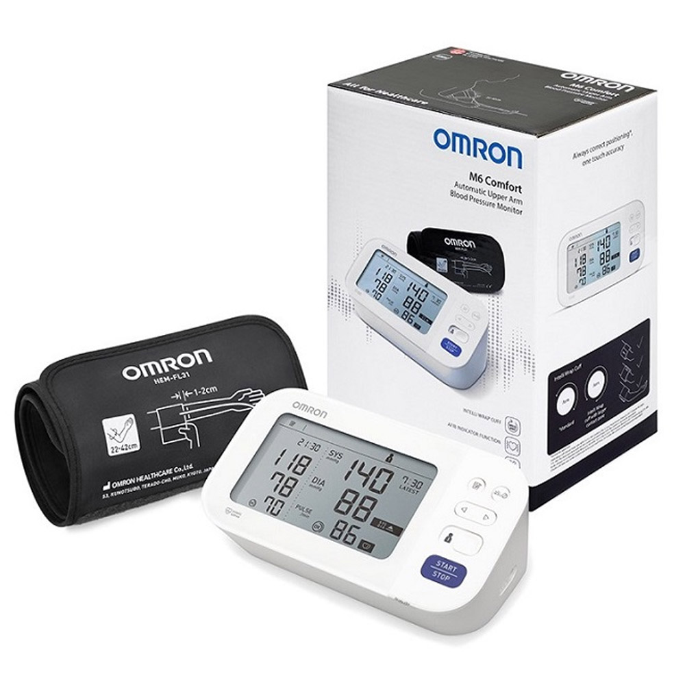 Omron Comfort M6, nadlaktni merilnik krvnega tlaka - model 2020