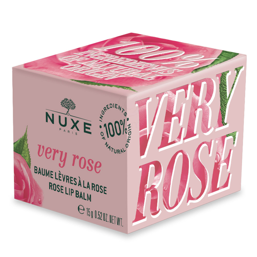 Nuxe Very Rose, rožnati balzam za ustnice (15 ml)