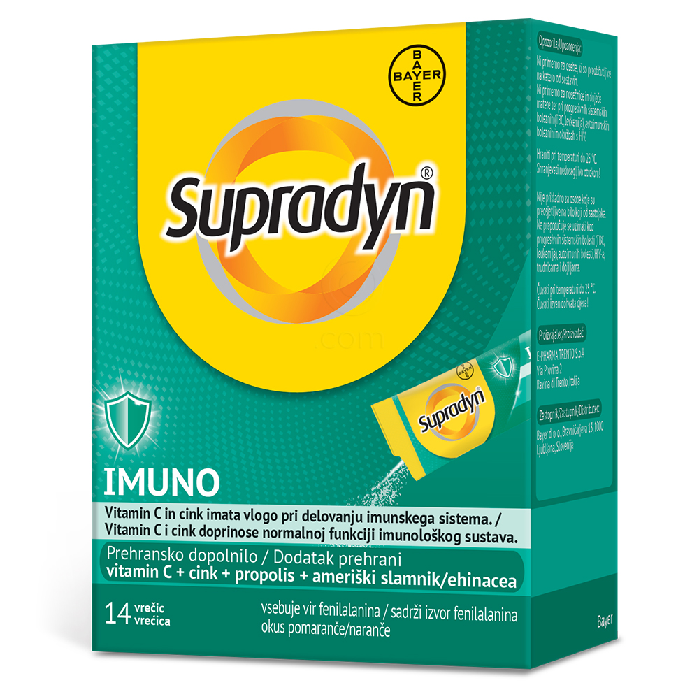 Supradyn Imuno, granule v vrečicah (14 x 1,8 g)