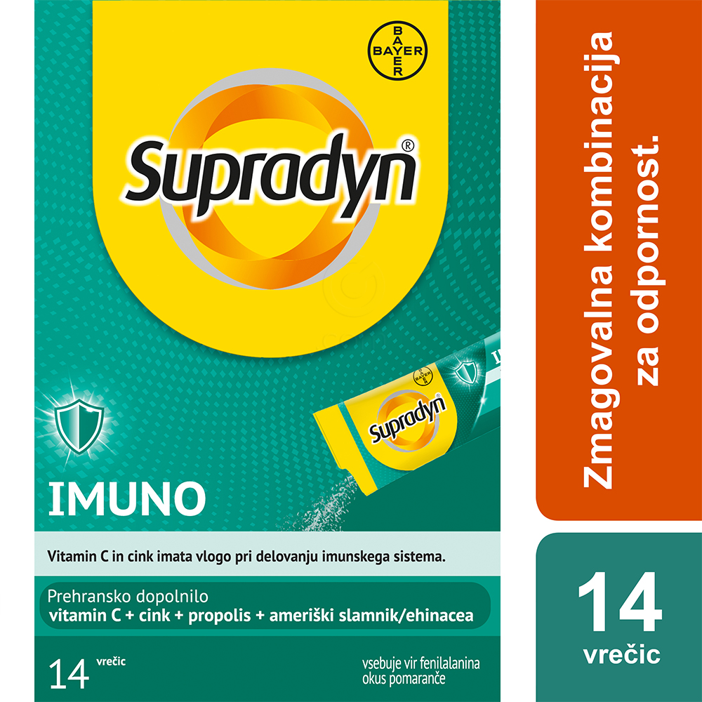 Supradyn Imuno, granule v vrečicah (14 x 1,8 g)