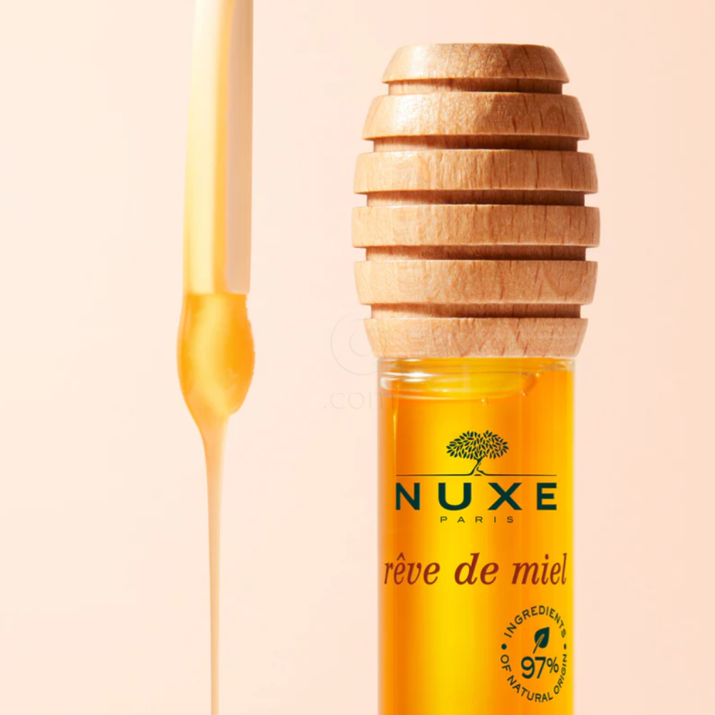 Nuxe Reve de Miel, medena nega za ustnice z aplikatorjem (10 ml)