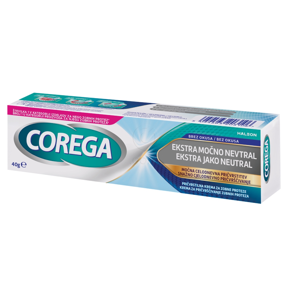 Corega Nevtral, pričvrstilna krema za proteze (40 g)