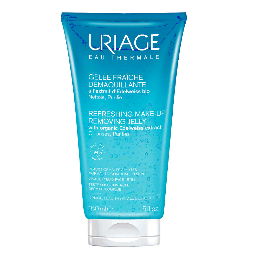 Uriage, osvežujoči žele za odstranjevanje make-upa (150 ml)