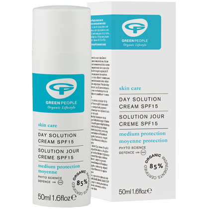 Green People, dnevna zaščitna krema za obraz z ZF15 (50 ml)