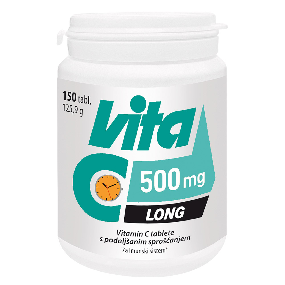 Vita-C 500 mg Long Vitabalans, tablete s podaljšanim sproščanjem (150 tablet)