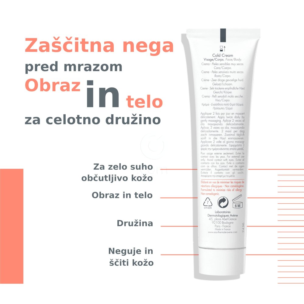 Avene Cold Cream krema, 40 ml