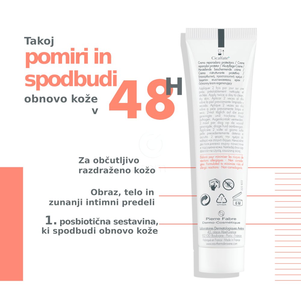 Avene Cicalfate, krema za roke (100 ml)