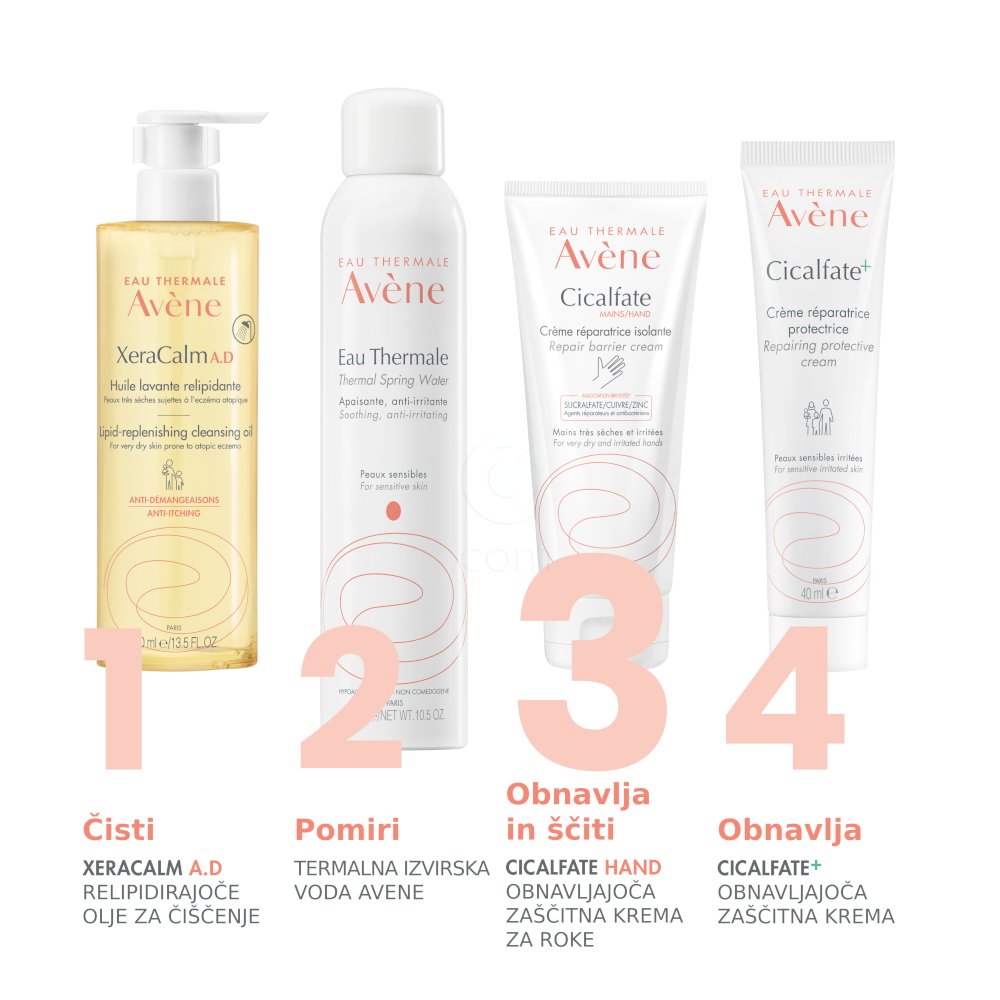 Avene Cicalfate, krema za roke (100 ml)