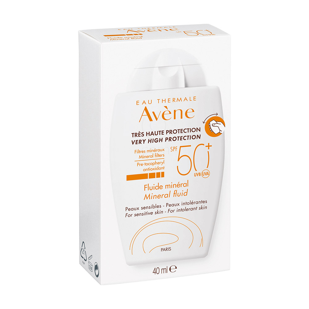 Avene Sun, mineralni fluid - ZF 50+ (40 ml)