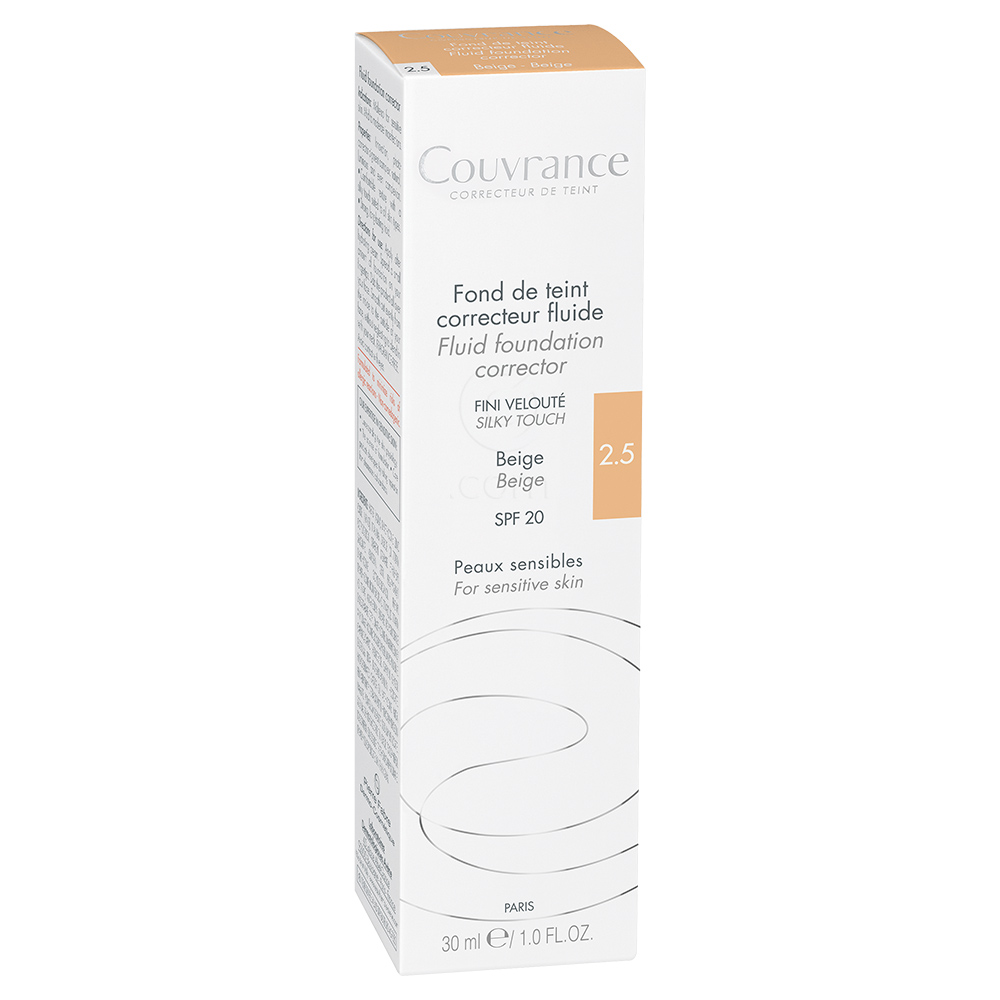 Avene Couvrance, korektivni tekoči puder 2.5 bež (30 ml)