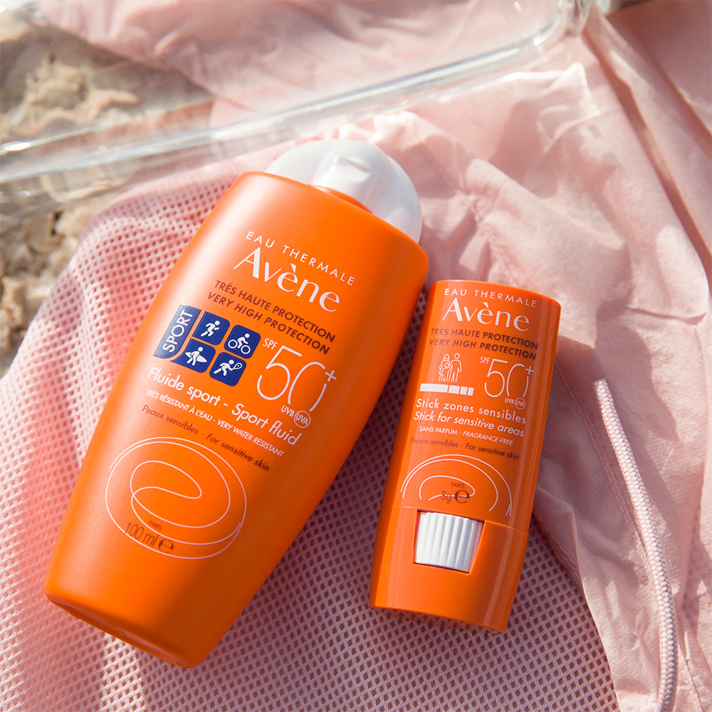 Avene Sun Sport Fluid, zelo visoka zaščita pred soncem - ZF50+ (100 ml)
